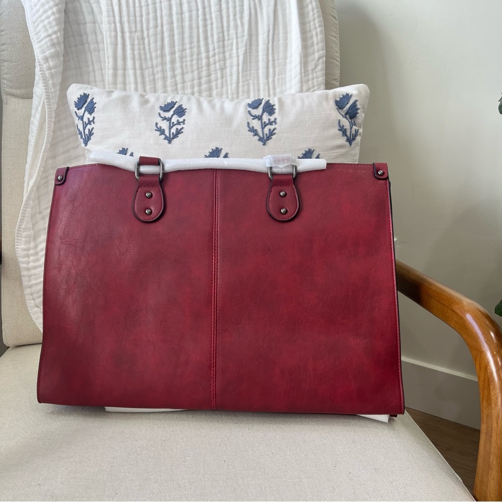 SOLD Red Women's Bag work tote